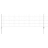 VidaXL &Icirc;ngrădire cu st&acirc;lpi Argintiu 0.6 x 25 m Oțel 3336223