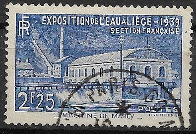 Franta 1939 - timbru stampilat