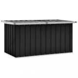 Lada de depozitare pentru gradina, antracit, 129 x 67 x 65 cm GartenMobel Dekor, vidaXL