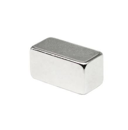 Magnet foarte puternic, tip bloc, 20 x 10 x 10 mm, gri