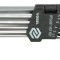 Set 9 chei hexagonale CrV 2-10 mm VOREL