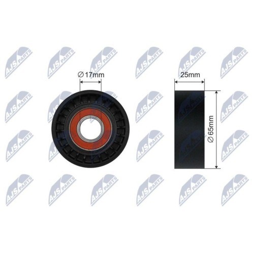 Rola intinzator curea transmisie Mercedes Cls, Cls Shooting Brake, E, E, E T-Model, E, G, Gl, Gle 3.5h, 4.7, 5.5 01.09-, 500659