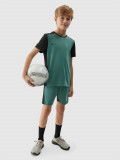 Șort de sport cu uscare rapidă pentru băieți - verde, 4F Sportswear