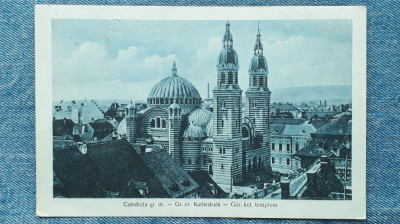 91 - Sibiu - Catedrala gr. or. /carte postala circulata Nagyszeben,Hermanstadt foto