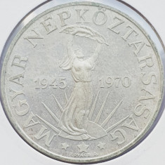 546 Ungaria 100 Forint 1970 25th Anniversary of Liberation km 593 argint