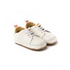 Pantofi Fetite Bibi Afeto Joy Albi cu Siret Elastic 19 EU, Alb, BIBI Shoes
