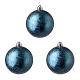 Cumpara ieftin Set 3 globuri decorative - Night Blue | Kaemingk