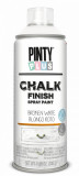 Spray Chalk Paint antichizare, broken white, CK788, interior, 400 ml, Pintyplus