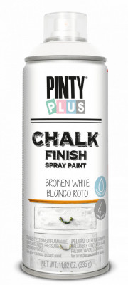 Spray Chalk Paint antichizare, broken white, CK788, interior, 400 ml, Pintyplus foto