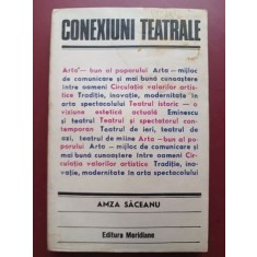 Conexiuni teatrale- Amza Saceanu