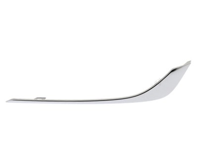 Ornament grila bara protectie, spoiler Opel Insignia, 03.2017-06.2020, montare fata, stanga, cromat, RapidAuto foto