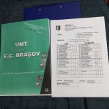program+foaie joc U M Timisoara - F C Brasov