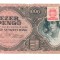 Bancnota Ungaria 1000 pengo 15 iulie 1945, varianta cu timbru, stare buna
