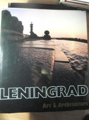 LENINGRAD. ART &amp;amp; ARCHITECTURE (ALBUM FORMAT MARE) - LEV USPENSKY SI COLAB. foto