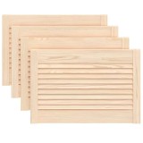 Cumpara ieftin Usi de dulap design lambriu 4 buc. 39,5x59,4 cm lemn masiv pin