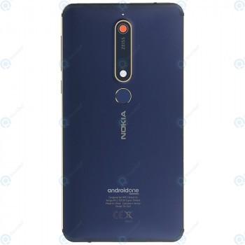 Capac baterie Nokia 6.1 albastru auriu 20PL2LW0006 foto