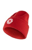Fjallraven căciulă de l&acirc;nă 1963 Logo culoarea roșu, de l&acirc;nă, din tricot gros F78142.334