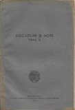 C9494N Discuțiuni și note, tomul X, 1946
