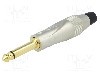 Conector jack, Jack 6,3mm, 2 contacte, tata, AMPHENOL - TM2PNJ-AU