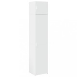 Dulap depozitare slim alb 45x42,5x225 cm lemn prelucrat