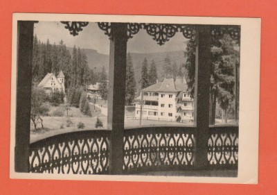 AMS @ - CARTE POSTALA BORSEC - CASE DE ODIHNĂ, 1957, scrisa, necirculata foto