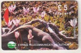 bnk card Cartele telefonice - Cipru - Flori - Wild Flowers of Akamas Forest 5 &pound; (Silver Stripe) - 18CYPB