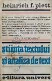 Stiinta textului si analiza de text - 1983 - Heinrich F. Plett (U68), Univers
