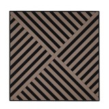 Panou acustic de perete Deco VIII cu aspect de stejar uleiat, 60x60x1,8 cm