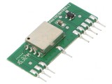 Receptor RF AM ASK/ OOK 433,92MHz 3-5VDC THT