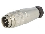 Mufă Tată M16 pentru Lipire pe Cablu 6P 5A 300V Drept C09131H0061002U