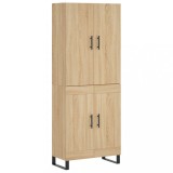 Cumpara ieftin Dulap inalt, stejar sonoma, 69,5x34x180 cm, lemn compozit