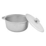 Ceaun tuci aluminiu alimentar cu capac, capacitate 3 litri ELEFANT Innovative ReliableTools