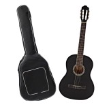 Chitara clasica din lemn DEPOX&reg;, Black Raven, 104 cm, model clasic, negru