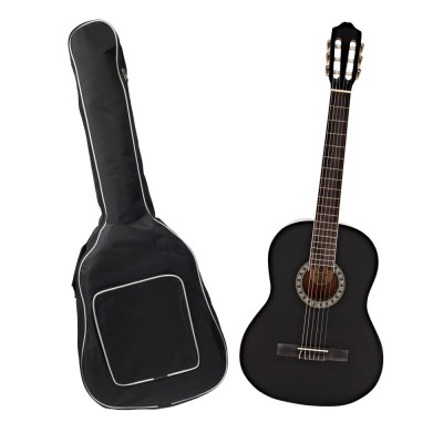Chitara clasica din lemn DEPOX&amp;reg;, Black Raven, 96 cm, model clasic, negru foto
