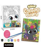 Set Panza Pictura Pisica cu Vopsele pentru Copii | Activitate Creativa, Dezvoltare Abilitati Artistice, Varsta 3+ ani
