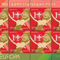 BELARUS 2007 EUROPA CEPT - CERCETASI -Serie 2 timbre in 2 coali de 8 MNH**