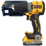 Dewalt DCD800E1T - Masina de gaurit si insurubat cu 1 acumulator Li-Ion 18 V 1.7 Ah 90 Nm valiza speciala