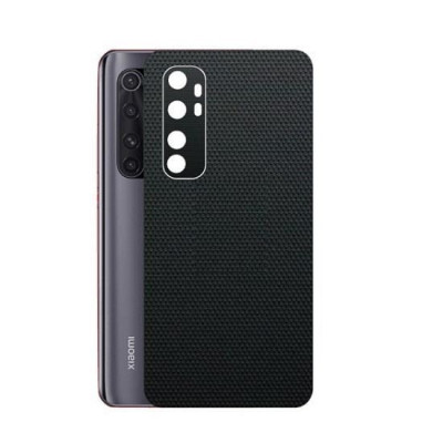 Set Folii Skin Acoperire 360 Compatibile cu Xiaomi Mi Note 10 Lite (2 Buc) - ApcGsm Wraps Matrix Black foto