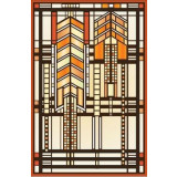 Frank Lloyd Wright Dana House Adaptation Magnet | Pomegranate