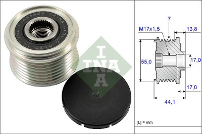 INA 535 0167 10 Sistem roata libera, generator foto