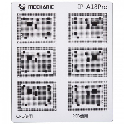 Sablon Izolare Trasee CI Mechanic pentru Apple iPhone 6 - 16 Series foto