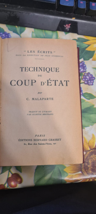 Curzio Malaparte Technique du coup d etat 1932