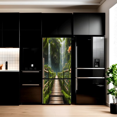 Folie imprimata color pentru decor Frigider, dimensiune 200 x 90cm, model: AVX-FR24 foto