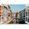 Sticker decorativ, Fereastra 3D, Venetia, 85 cm, 694STK
