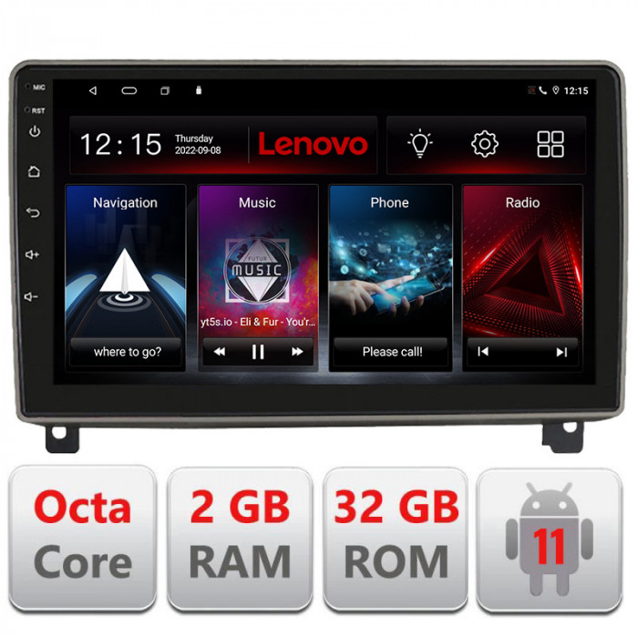 Navigatie dedicata Peugeot 407 2004-2011 Lenovo Octa Core cu Android Radio Bluetooth Internet GPS WIFI DSP 2+32 GB 4G KIT-407+ CarStore Technology