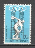 Belgia.1971 Olimpiada de vara MUNCHEN MB.128, Nestampilat