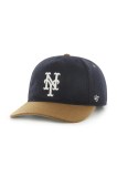 47 brand șapcă de baseball din amestec de l&acirc;nă MLB New York Mets culoarea bleumarin, B-CHSHT16WIP-NY