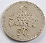 Cipru, 50 Mils 1981, Europa