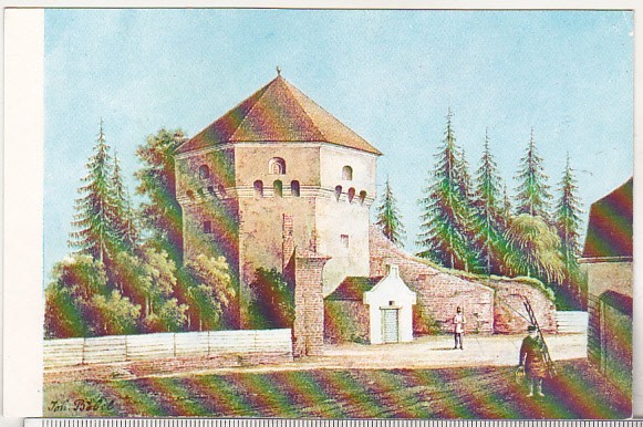 bnk cp Sibiu - Muzeul Brukenthal - Turnul Pielarilor - necirculata
