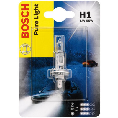 Bec auto Bosch H1 12V 55W, blister foto
